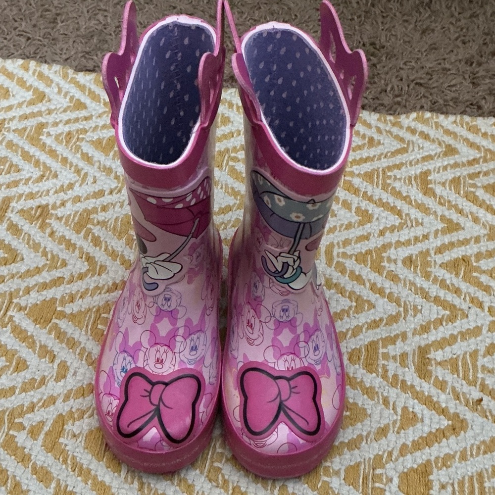 Pink Minnie Mouse Rain Boots - Picture 3 of 6